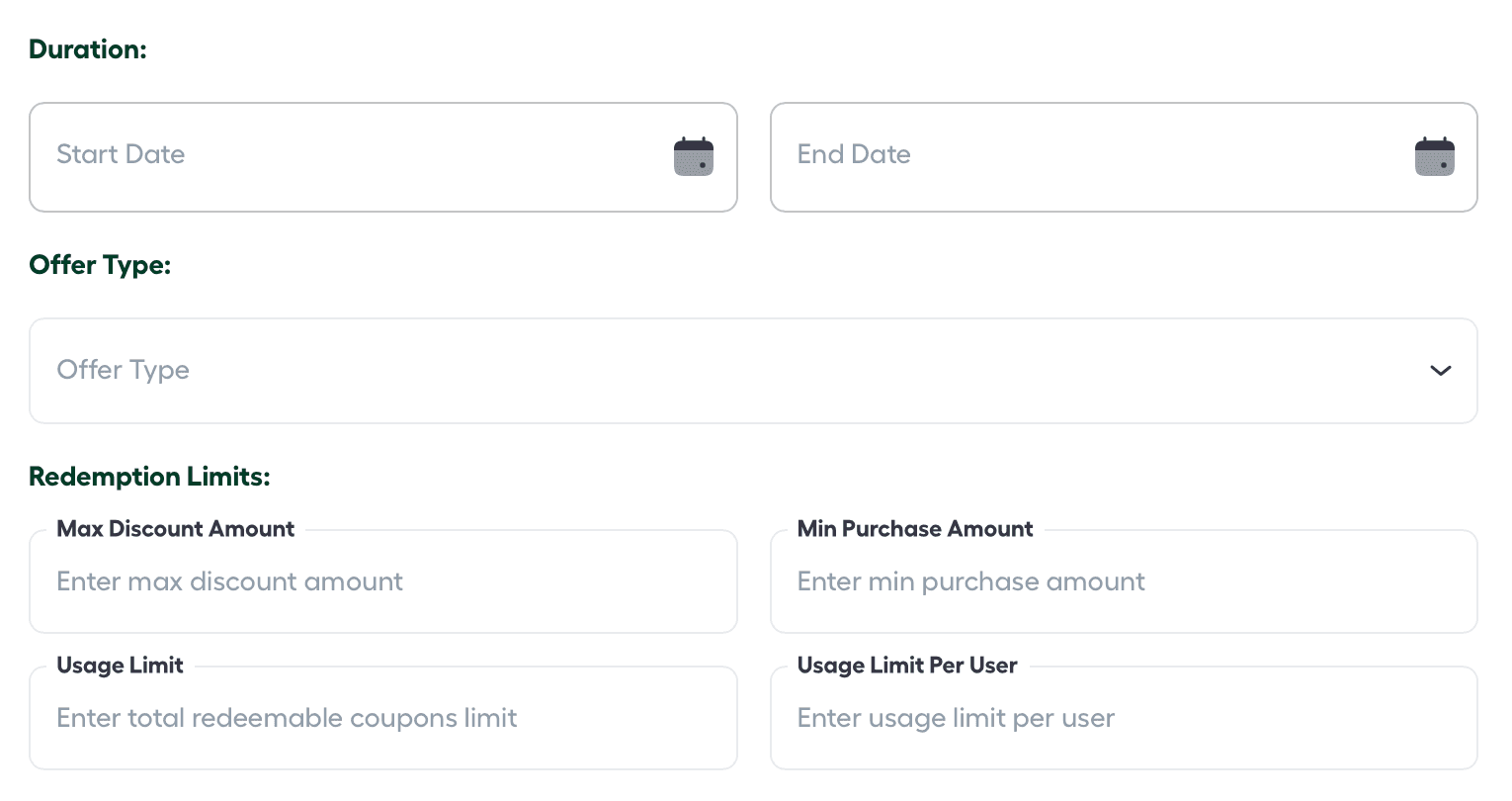 Coupon Properties